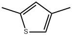 2,4-DIMETHYLTHIOPHENE Structure