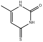 4-Methyl-6-mercapto-2-pyrimidinol Structure