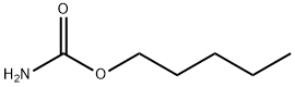 カルバミド酸アミル 化学構造式