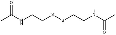 N,N'-(ジチオジエチレン)ビスアセトアミド 化学構造式
