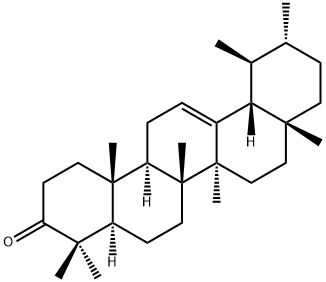 ALFA-AMYRENONE, 638-96-0, 结构式