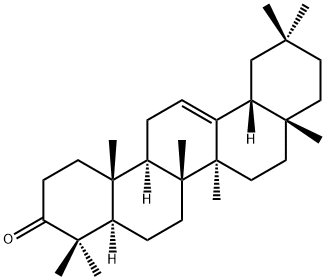 オレアナ-12-エン-3-オン 化学構造式