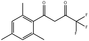 4,4,4-trifluoro-1-(2,4,6-trimethylphenyl)butane-1,3-dione Struktur