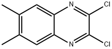 2,3-ジクロロ-6,7-ジメチルキノキサリン 化学構造式