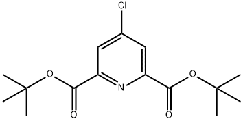 4-氯吡啶-2,6-二羧酸二叔丁酯, 638128-19-5, 结构式
