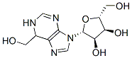 1,6-dihydro-6-(hydroxymethyl)purine riboside Struktur