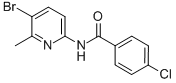 N-(5-BROMO-6-METHYL-2-PYRIDINYL)-4-CHLORO-BENZAMIDE Structure
