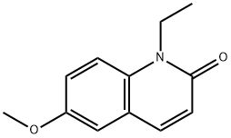1-ethyl-6-methoxy-2-quinolone Structure