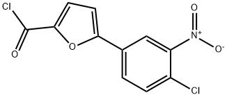5-(4-氯-3-硝基苯基)呋喃-2-甲酰氯, 638160-09-5, 结构式