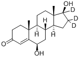 6-B-HYDROXY TESTOSTERONE-D3 Struktur