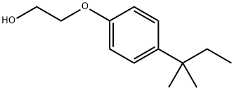 2-(4-(叔戊基)苯氧基)乙烷-1-醇, 6382-07-6, 结构式