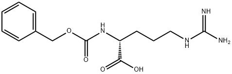 Nα-カルボベンゾキシ-D-アルギニン 化学構造式