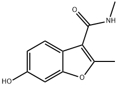 6-羟基-N,2-二甲基苯并呋喃-3-甲酰胺, 638217-08-0, 结构式