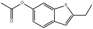 Benzo[b]thiophene-6-ol, 2-ethyl-, acetate (9CI) 结构式
