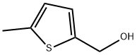 (5-メチルチオフェン-2-イル)メタノール 化学構造式