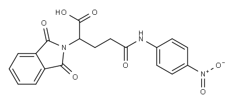 4'-nitro-2-phthalimidoglutaranilic acid Structure