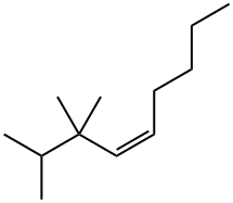 (Z)-2,3,3-トリメチル-4-ノネン 化学構造式