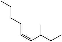 (Z)-3-Methyl-4-nonene Structure