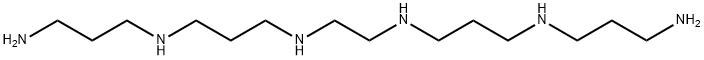 4,8,11,15-テトラアザオクタデカン-1,18-ジアミン 化学構造式