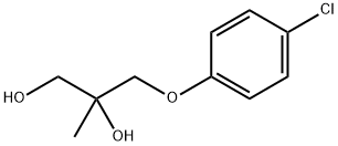 3-(p-Chlorophenoxy)-2-methyl-1,2-propanediol Struktur