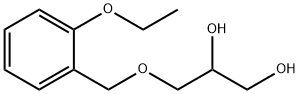 3-(o-Ethoxybenzyloxy)-1,2-propanediol Struktur