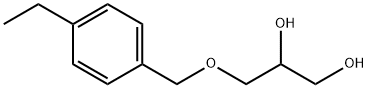 3-(p-Ethylbenzyloxy)-1,2-propanediol Struktur