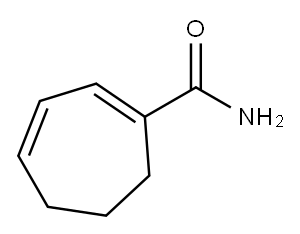 1,3-Cycloheptadiene-1-carboxamide(9CI) Struktur
