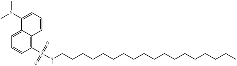 5-(DIMETHYLAMINO)-N-OCTADECYLNAPHTHALENE-1-SULFONAMIDE Struktur