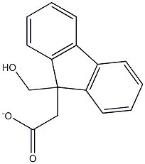 酢酸(9H-フルオレン-9-イル)メチル 化学構造式