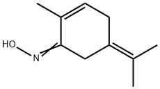2-Cyclohexen-1-one,2-methyl-5-(1-methylethylidene)-,oxime(9CI) Struktur