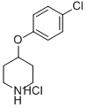 4-(4-氯苯氧基)哌啶, 63843-53-8, 结构式