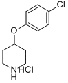 4-(3-CHLOROPHENOXY)PIPERIDINE HYDROCHLORIDE Structure