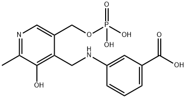 3-carboxyphenylpyridoxamine 5-phosphate 结构式