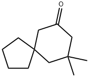 9,9-Dimethylspiro[4,5]decan-7-one 结构式