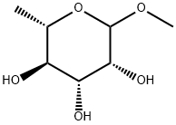 MethylL-rhamnopyranoside 化学構造式