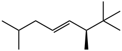 (3S,4E)-2,2,3,7-Tetramethyl-4-octene 结构式
