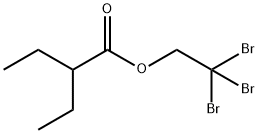 2-Ethylbutanoic acid 2,2,2-tribromoethyl ester Struktur
