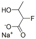 2-Fluoro-3-hydroxybutyric acid sodium salt Structure