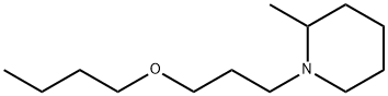 1-(3-Butoxypropyl)-2-methylpiperidine 结构式