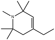 1,2,3,6-Tetrahydro-4-ethyl-1,2,2,6,6-pentamethylpyridine Struktur