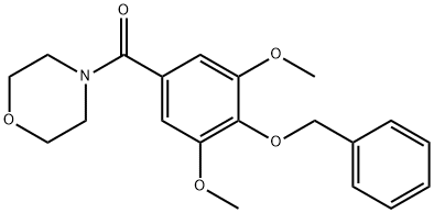 4-(4-Benzyloxy-3,5-dimethoxybenzoyl)morpholine Struktur