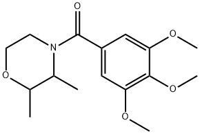 2,3-Dimethyl-4-(3,4,5-trimethoxybenzoyl)morpholine Struktur