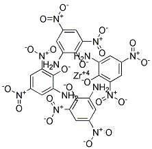 Zirconiumpicramate,wetted with not less than 20% water,by mass Structure