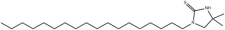4,4-Dimethyl-1-octadecyl-2-imidazolidinethione Struktur