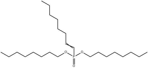 1-Octenylphosphonic acid dioctyl ester 结构式