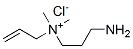 N-(3-アミノプロピル)-N,N-ジメチル-2-プロペン-1-アミニウム・クロリド 化学構造式