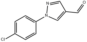 1-(4-chlorophenyl)-1H-pyrazole-4-carbaldehyde Struktur