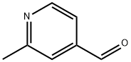 2-甲基-4-吡啶甲醛 结构式
