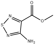 Methyl 4-aMino-1,2,5-thiadiazole-3-carboxylate Struktur