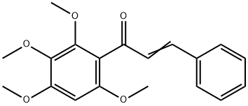 2-Propen-1-one, 3-phenyl-1-(2,3,4,6-tetramethoxyphenyl)- Struktur